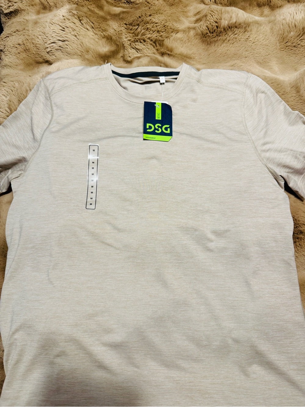 DSG Short-Sleeve Crew Tee in Light Beige